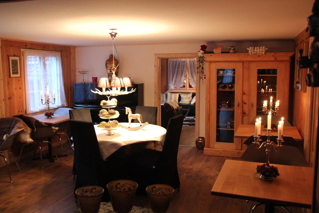 Chesa Prema Bed & Breakfast - Restaurant Disentis Exterior photo